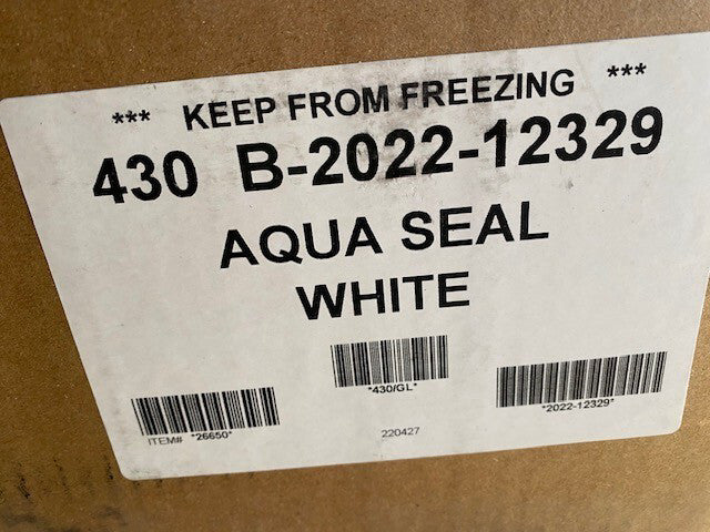 Smart Seal - Aqua Seal Acrylic Pool Paint, 1 Gallon, White