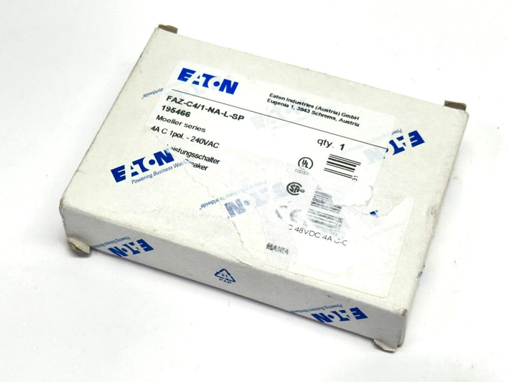 Eaton FAZ-C4/1-NA-L-SP Circuit Breaker 1-Pole 4A 195466