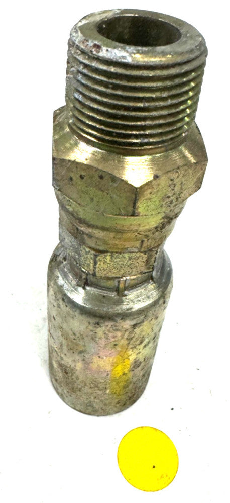 WEATHERHEAD HYDRAULIC HOSE FITTING HOSE SIZE 1.0475" OD 1.405" OAL 4.665"