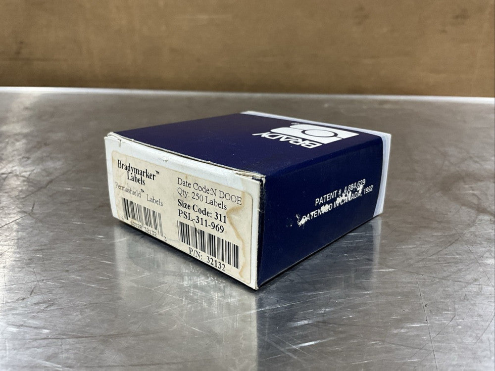 Bradymarker Labels Permashield Labels PSL-311-969 Size 311 NOS SURPLUS