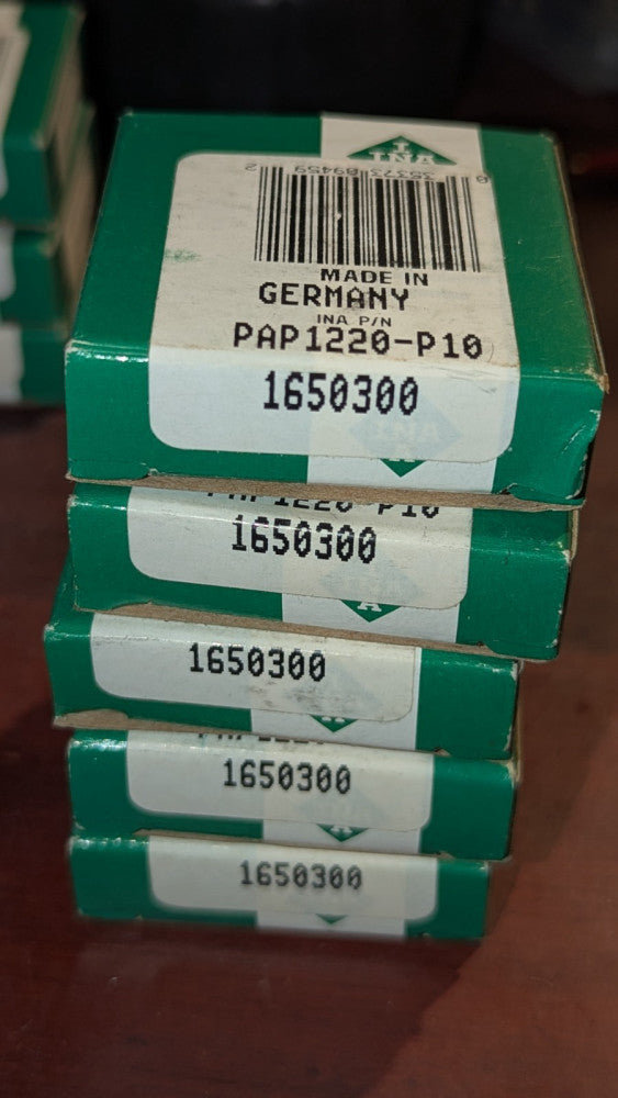 Lot of (5) INA PAP1220-P10 Sleeve Bushing 10mm Bore NIB