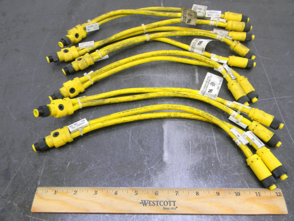 Lot of 6 Cooper Crouse-Hinds 5000118-506SE 300 V 3 AMP Cable Splitter