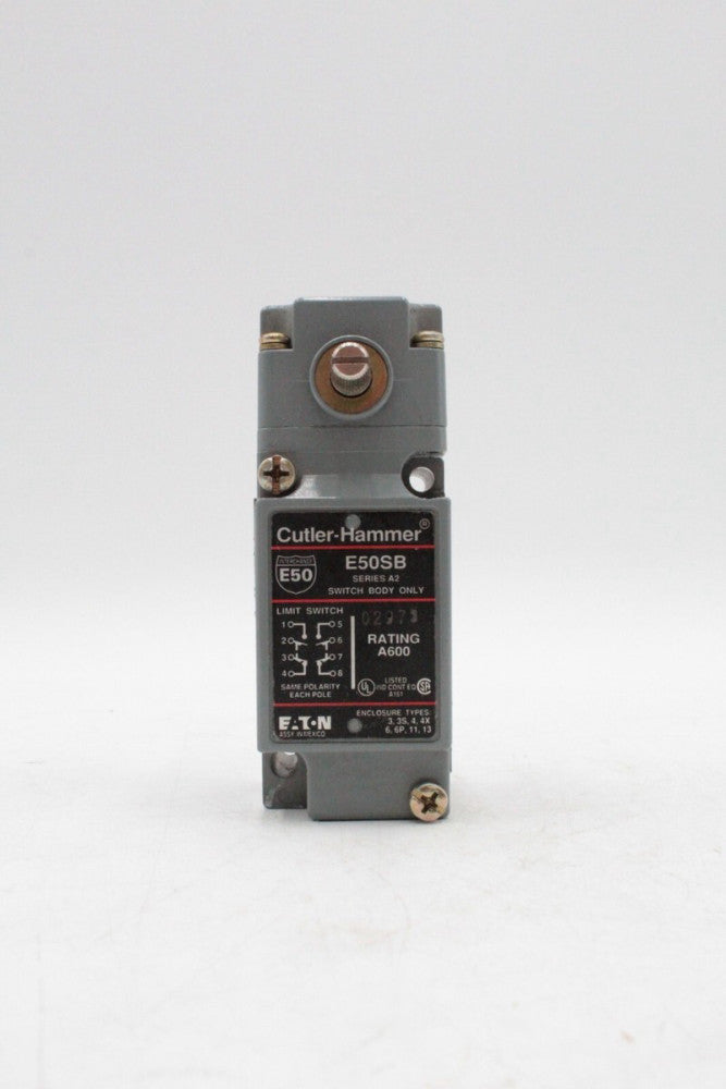 Cutler-Hammer Switch Body/Operating Head/Receptacle (E50SB/E50DR1/E50RB)