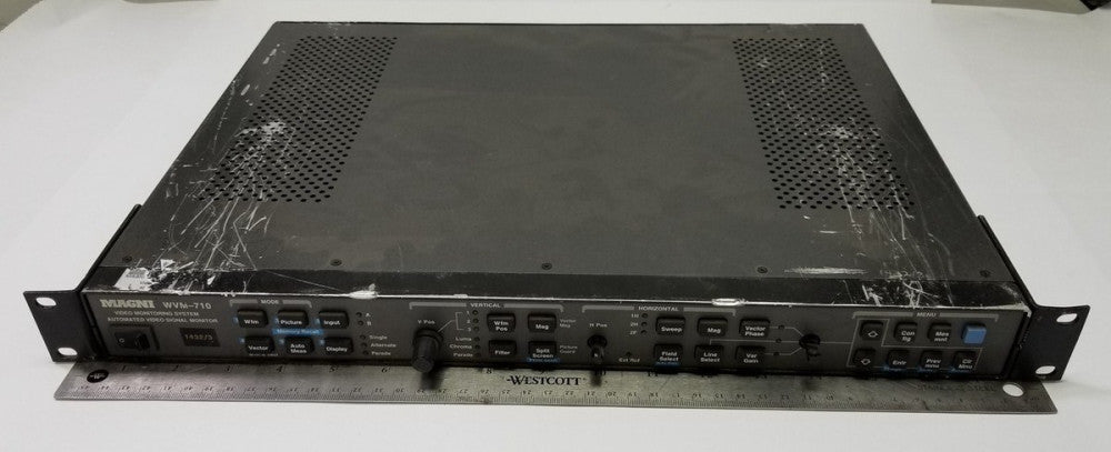 MAGNI WVM-710 AUTOMATED VIDEO MONITORING SYSTEM SIGNAL MONITOR