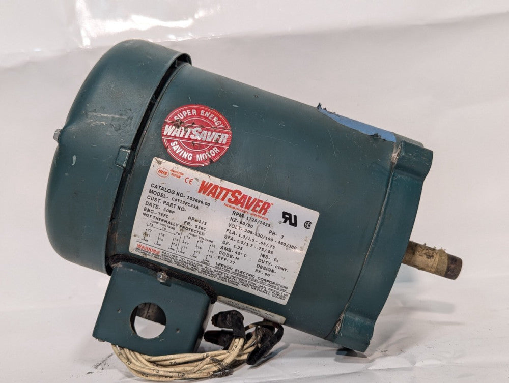Leeson 102696.00 General Purpose Motor, 1/3hp, 17251425rpm, Cont. Duty, C4T1733