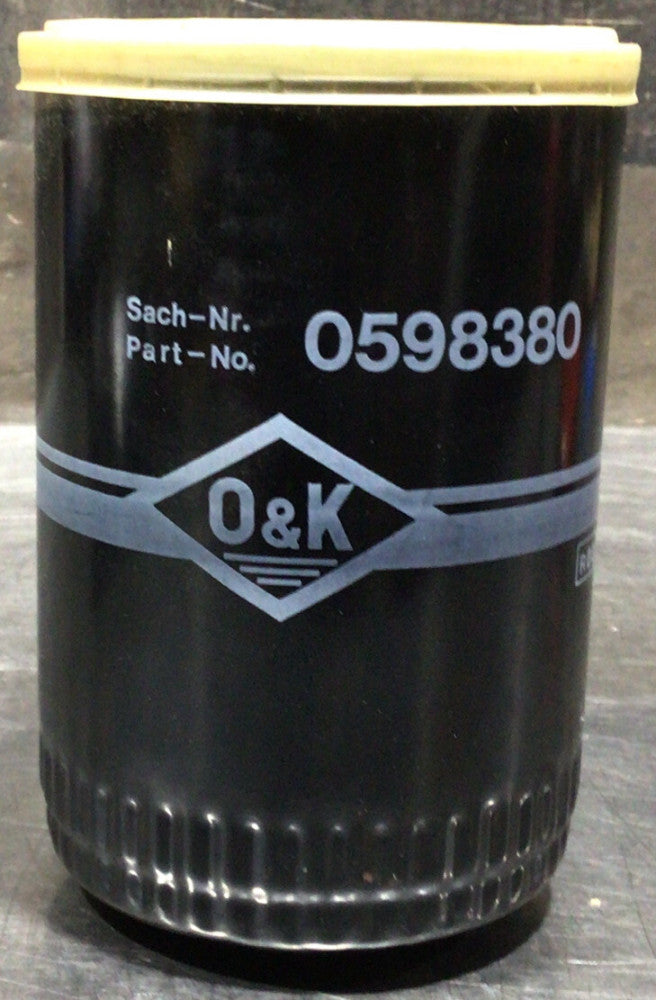 GENUINE O&K 0598380 OIL FILTER, TEREX 10-059838000, P554620, 1164620, 11711074 