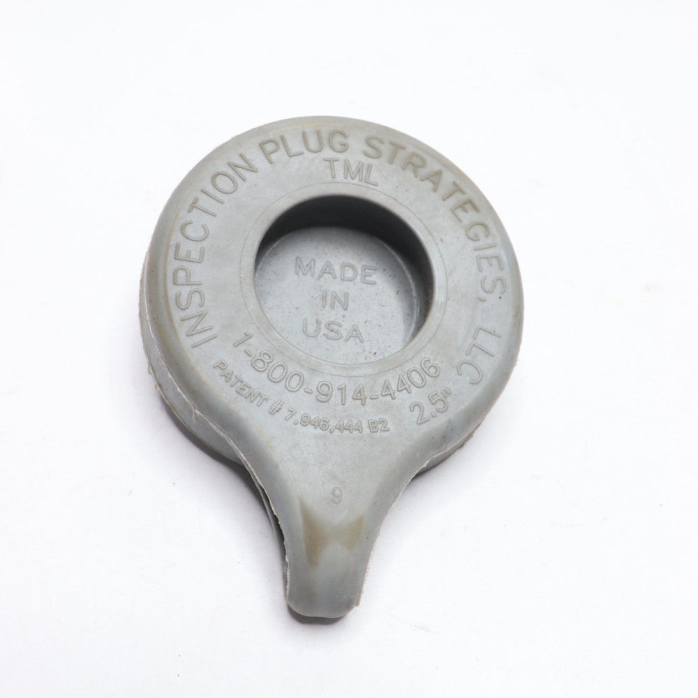 Inspection Plug Strategies TML Inspection Port Silicone Cap Gray 2.5"