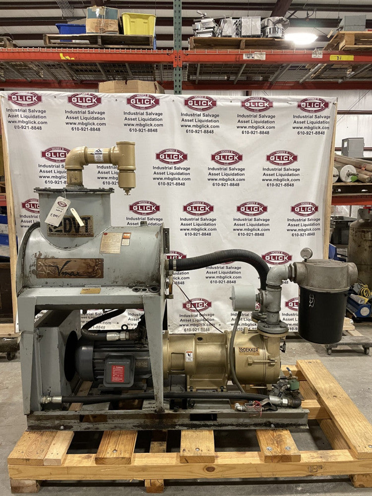 DVT VMX0300KA1-00 Dekker Vmax Oil-Sealed Liquid?Ring Vacuum Pump 20Hp 3Ph