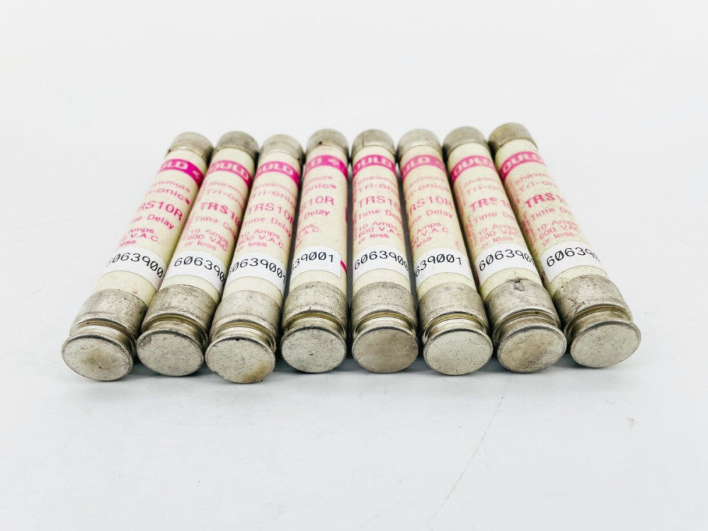 Lot of 8 New Ferraz Shawmut Gould TRS10R Time Delay Fuse 10A 600VAC