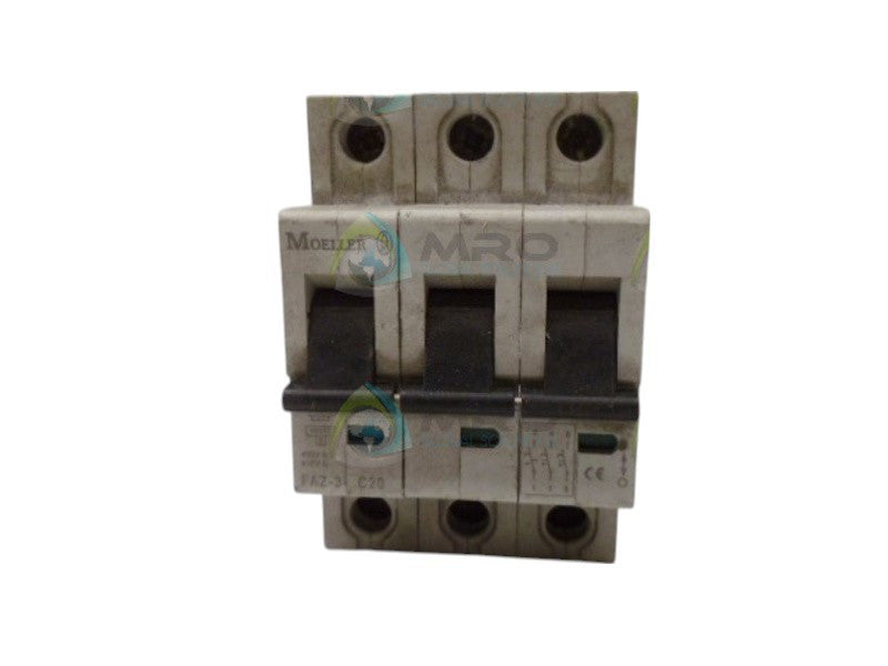 KLOCKNER MOELLER FAZ-3-C20 CIRCUIT BREAKER  UNMP
