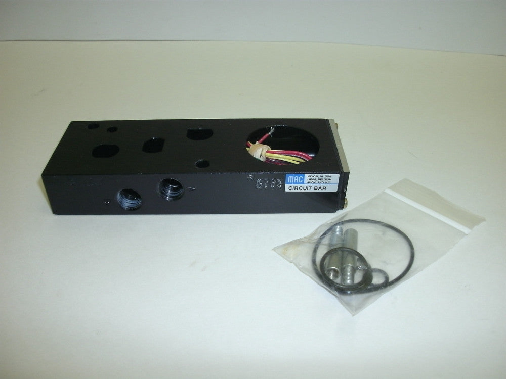 MAC K000302201 CIRCUIT BAR WITH RUBBER O-RINGS NEW NO BOX