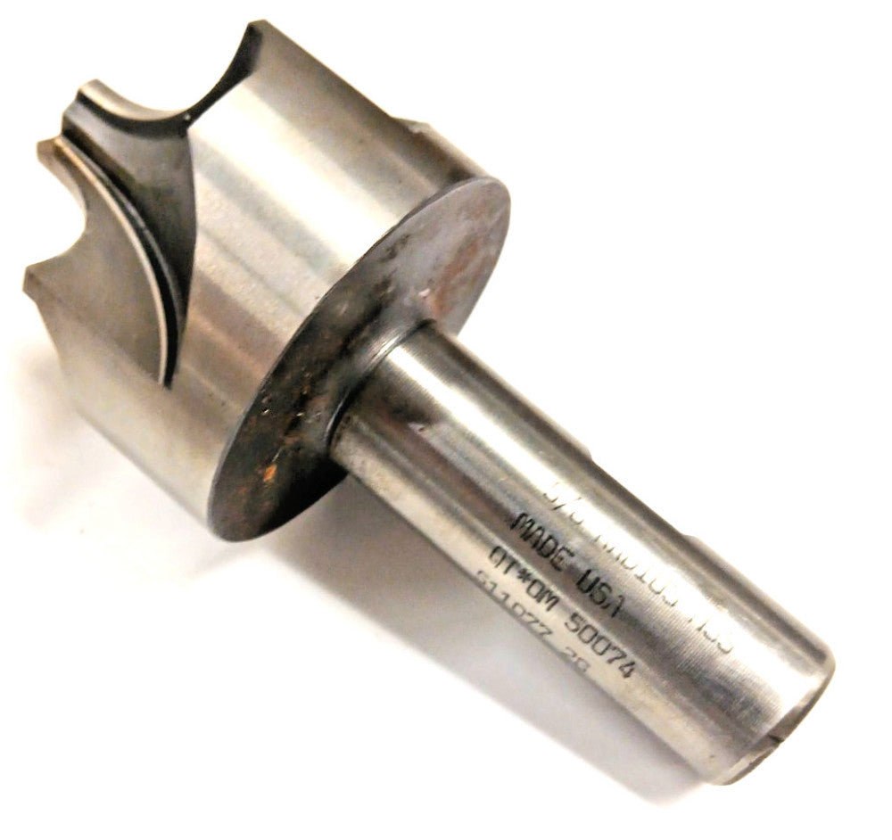 CORNER ROUNDING ENDMILL 5/8 RADIUS 2" MILL DIA 4 FLUTE 4" OAL HSS