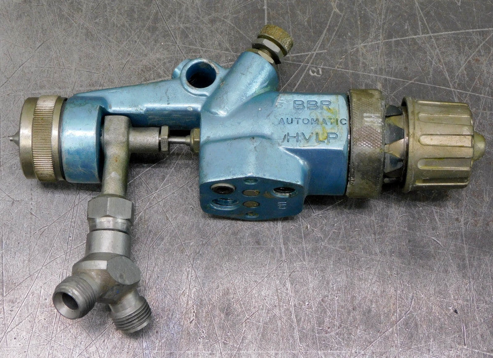 Binks Mach 1A BBR Automatic HVLP Paint Spray Gun Teal Color