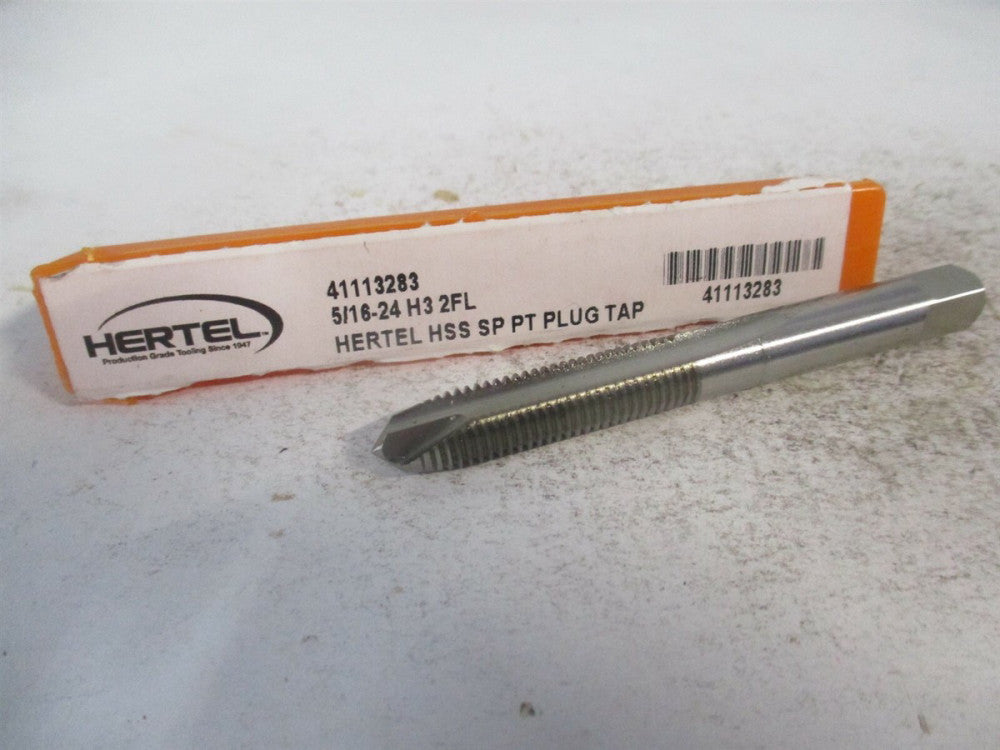 (K008479AS) 5/16-24 UNF 3B 2Fl Bright Finish High Speed Steel Spiral Point Tap 