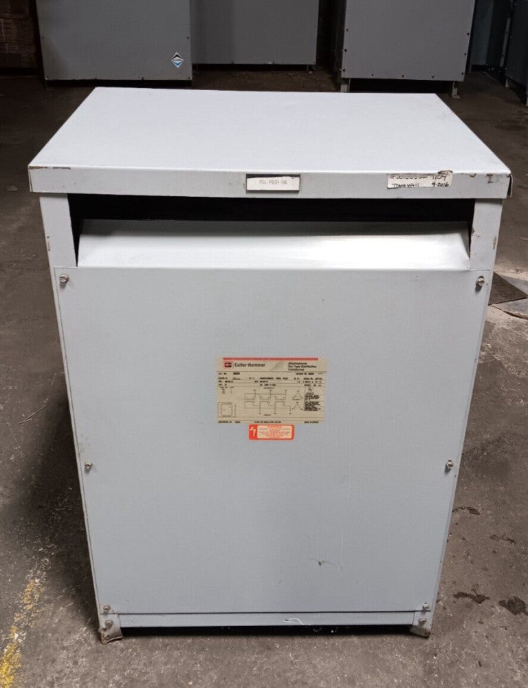 CUTLER HAMMER D63040 63 KVA TRANSFORMER 3-PHASE 480 HV DELTA 480 LV DELTA