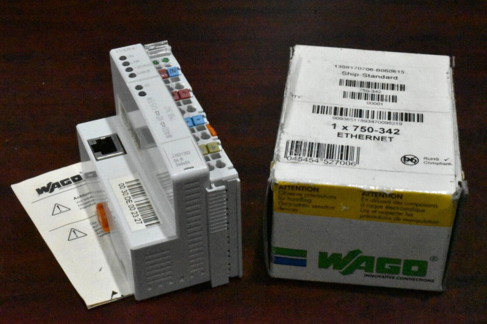 Wago 750-342 Ethernet TCP/IP Fieldbus Coupler NOS