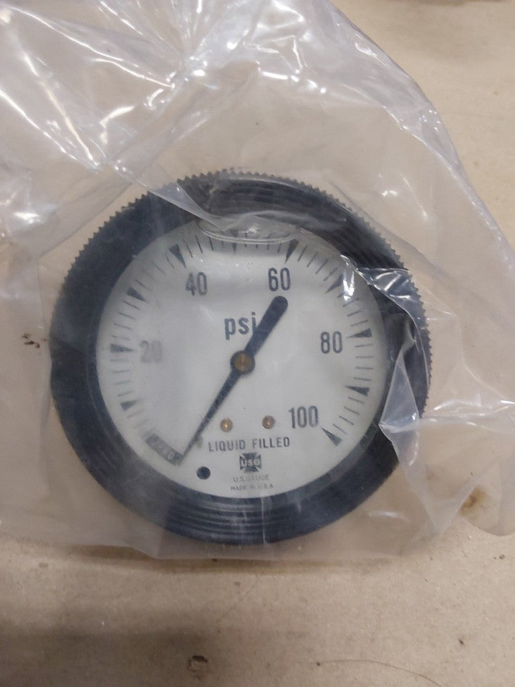 Ametek P-500 0-100 PSI 1/4ANPT...2"1/2 SPEC# 136326 LIQUID FILLED