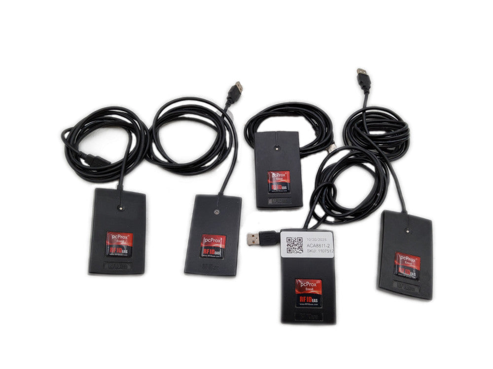 Lot of 5 RFIDeas RDR-6082AKU pcProx Readers