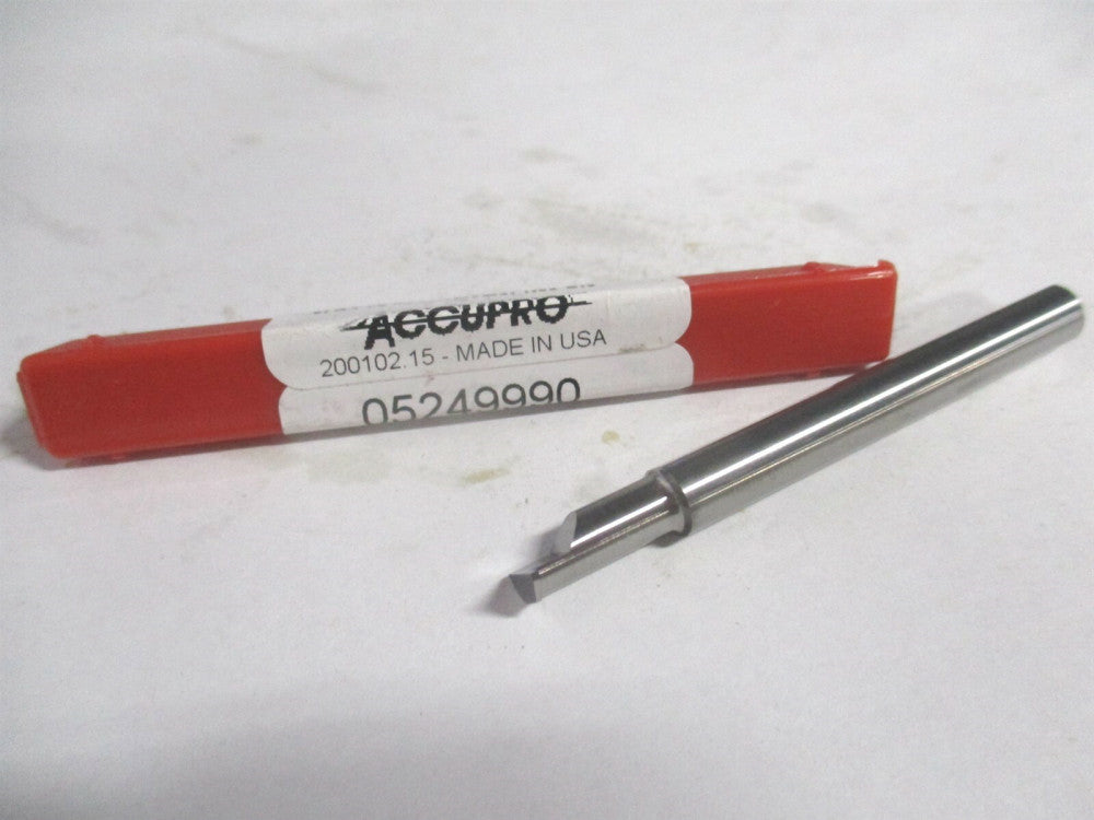 (ACC-G025Q-8) 0.0255" x 1/4" x 1/2" x 2-1/2" OAL Retaining Ring Grooving Tool 