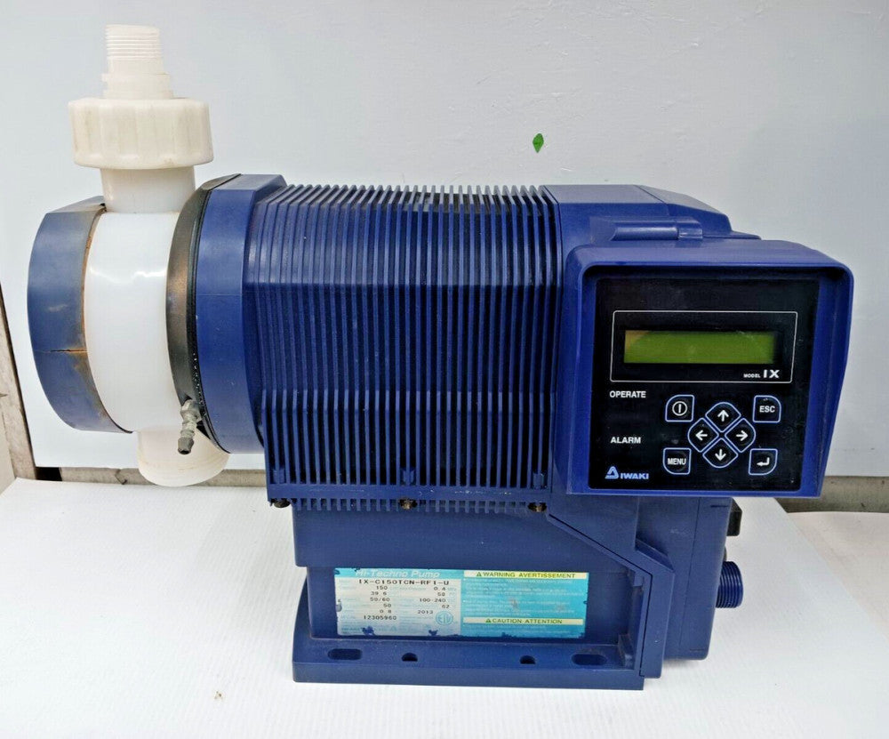 WALCHEM IWAKI 40 GPH METERING PUMP 60 PSI 115 VAC IX-C150TCN-RF-U