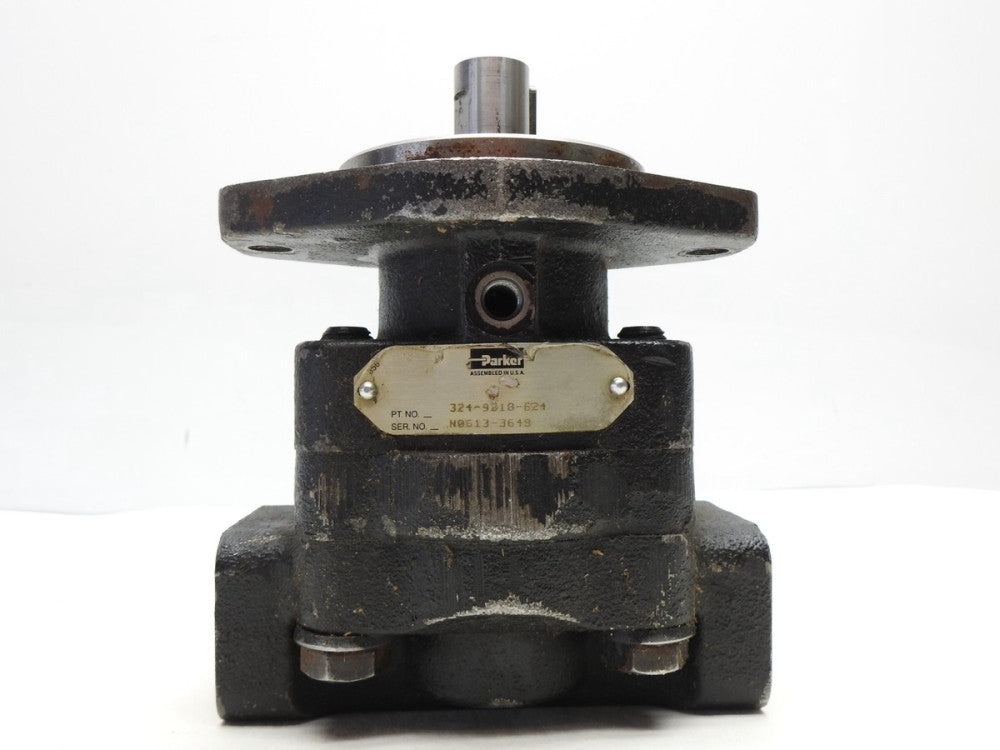 Parker 3249218624 Intertech Gear Motor 324-9218-624 (2 Bolt, Keyed Shaft) OEM