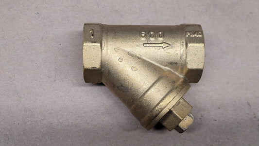 1" NPT Bronze Y Strainer 300 PSI WOG 150 PSI Steam
