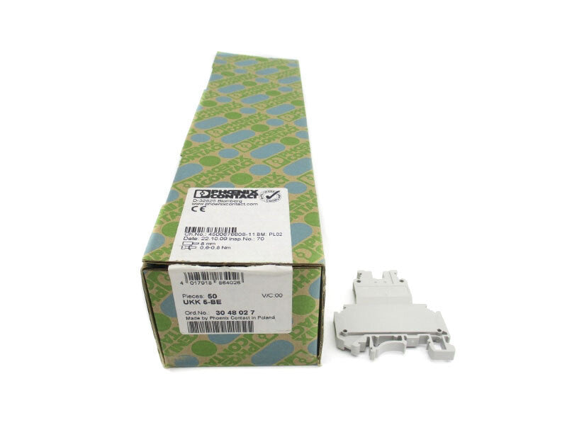 PHOENIX CONTACT UKK5-BE 3048027 (PKG OF 50) NSMP