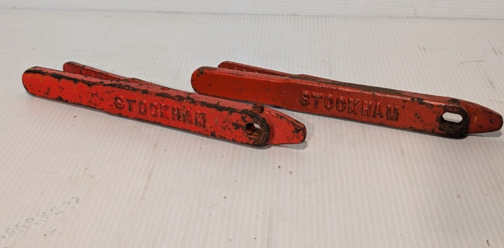 Lot of 2 Stockham Valve Handles, L2-2-4 / L2-1-3, with functional springs