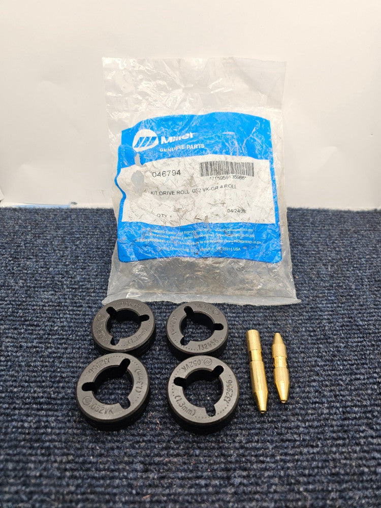Miller  Drive Roll Assembly .052 VK-GR 4 Roll 046794