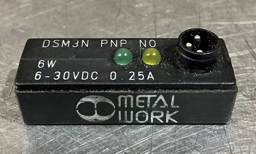 Metal Work DSM3N, 6W, 6-30VDC, 0.25A, NOS Surplus No Original Box