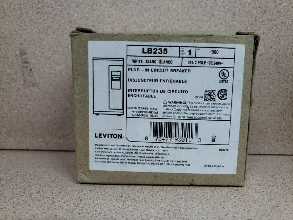 NIB Leviton LB235 Miniature Circuit Breakers (MCBs)