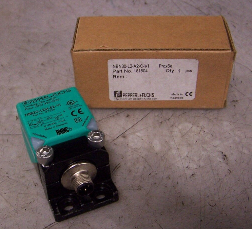 NEW PEPPERL+FUCHS NBN30-L2-A2-C-V1 PROXIMITY SENSOR 10-30 VDC 4 PIN ROUND