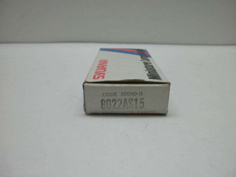 SYLVANIA 8022 MINIATURE LAMP BULBS 5V .021A T1 SUB-MIDGET FLANGE (LOT OF 10) NIB