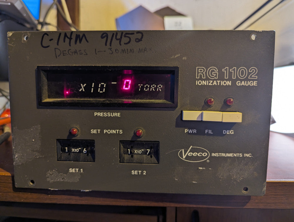 Veeco Instruments Ionization Gauge Control Model RG-1102