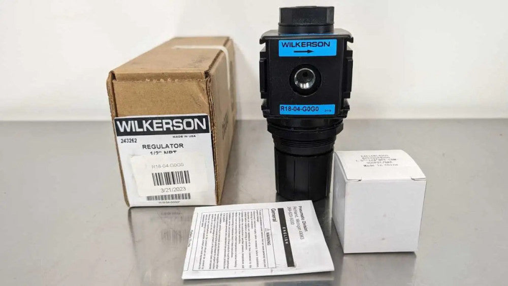 Wilkerson R18-04-G0G0 Regulator 243262 1/2" 0-250PSIG