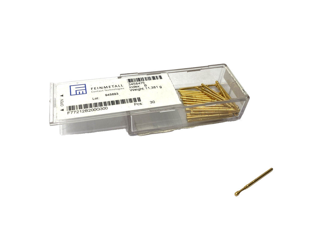 Feinmetall 1001561 Basic Contact Pin 100 mil F77212B200G300 BOX OF 30