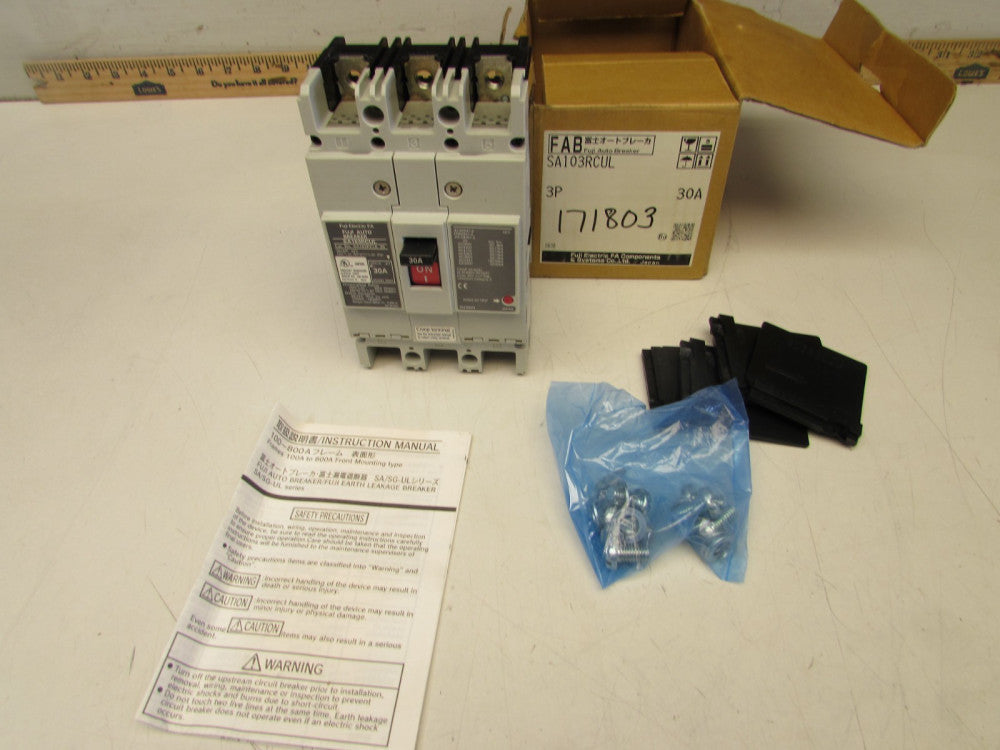 NEW!  FUJI ELECTRIC  SA103RCUL,  30AMP -3P-240VAC / 480Y/277VAC NIB! MAKE OFFER!
