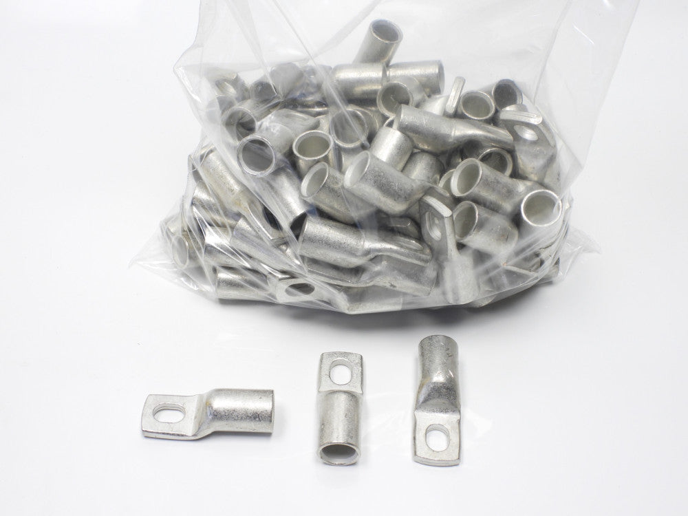 85 pcs 4/0 AWG Battery Cable Lugs Tinned Copper Lug Ring Terminal 5/16" Stud 