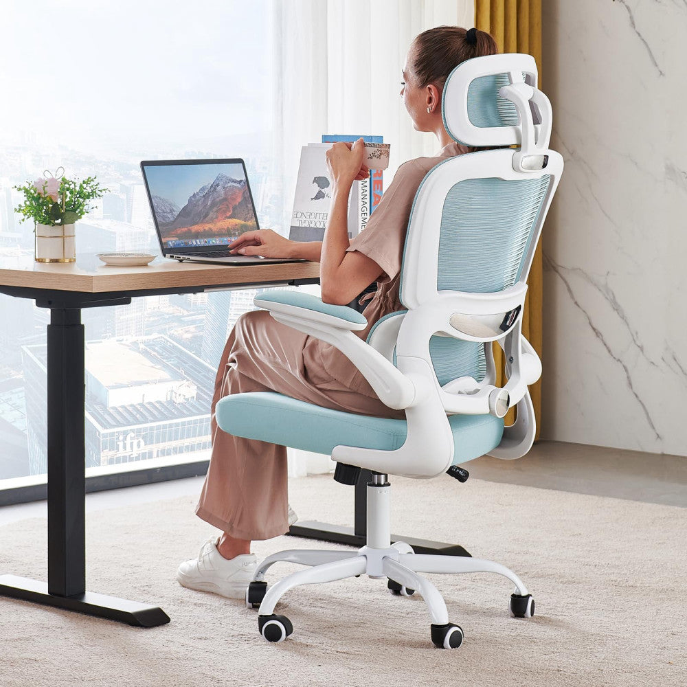 Office Chair Ergonomic Desk Chair, 330 LBS Home Mesh Office Desk Chairs with ...