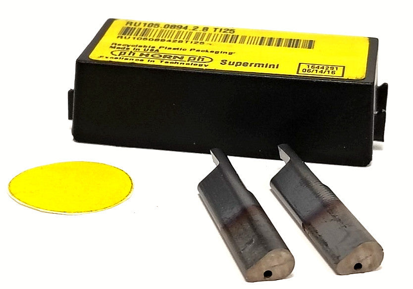 HORN COOLANT-FED GROOVING INSERT 8.00MM SHANK DIAM RH RU105089428 LOT OF 2