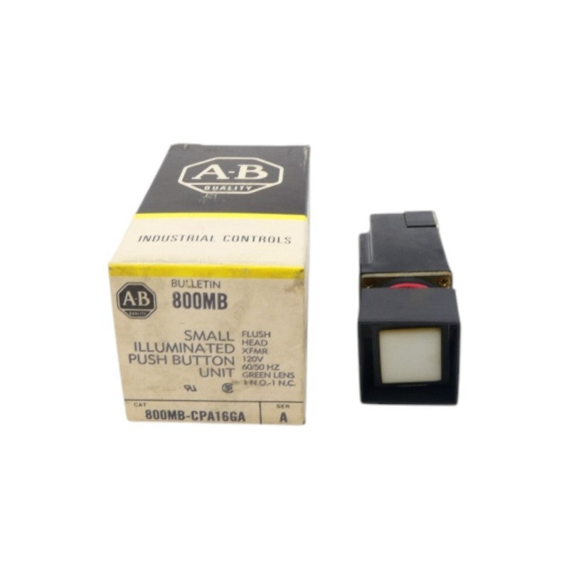 ALLEN BRADLEY 800MB-CPA16GA SER. A 120V (BK/YL) NSMP