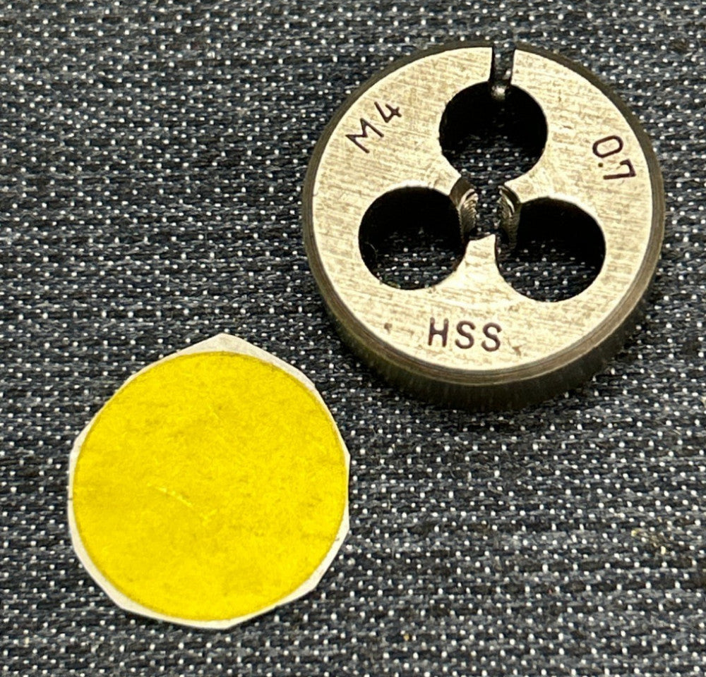 UNBRANDED HSS  ADJUSTABLE ROUND SPLIT DIE  M4 X 0.7