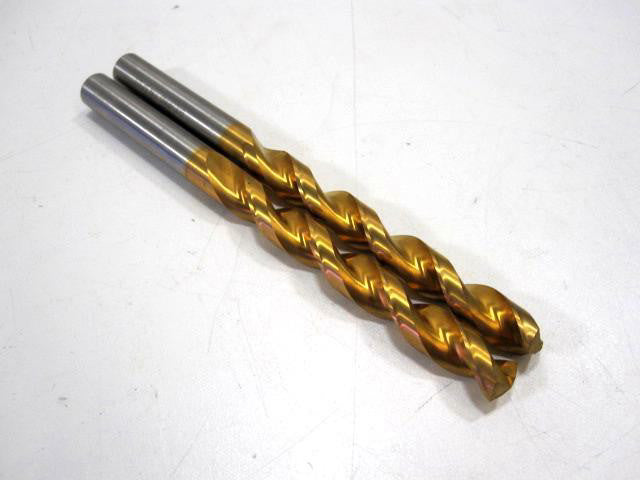 Guhring 10.10 mm x 83mm x 133mm OAL 2-Flute RH TIAN Drill Bits - Lot of 2 