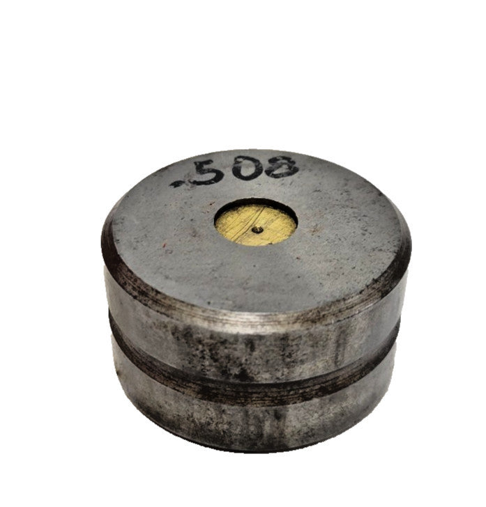IRONWORKER ROUND PUNCH PRESS DIE 0.508" HEAD DIA 1-7/8"