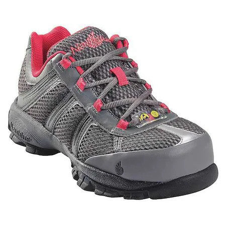 Nautilus Safety Footwear N1393 7.5M Women's Athletic Shoe, Steel Toe, Leather,
