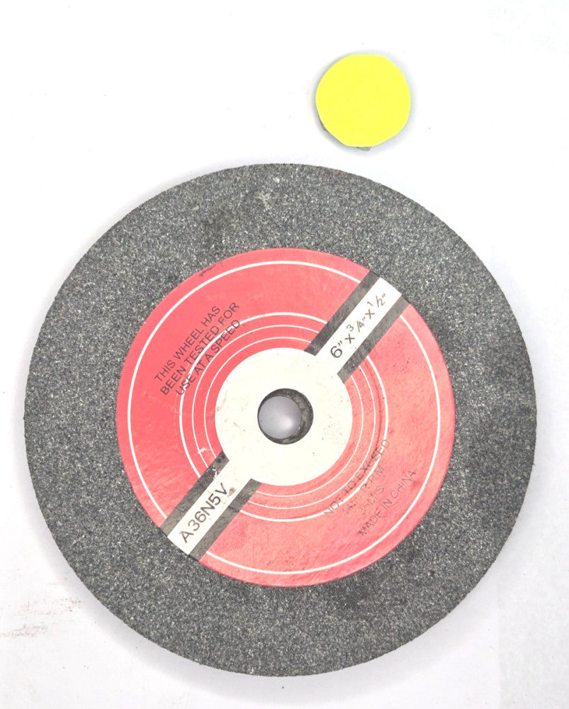 UNBRANDED SURFACE GRINDING WHEEL, 6" X 3/4" X 1/2", 60 GRIT
