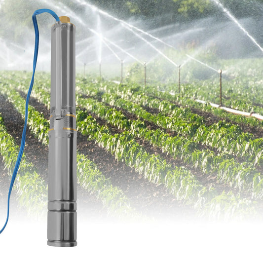 3.8 Inch Deep Well Pump Stainless Steel Submersible Bore Hole Water Pump 1.5 HP 