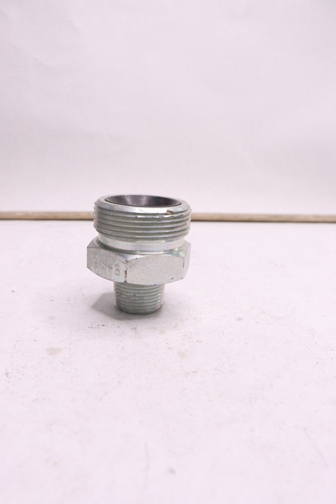 Dixon Valve GJ Boss Ground Joint Seal Male Spud Plated Steel 3/4" GM-8