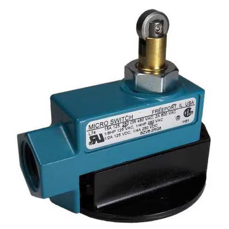 Honeywell Bzv6-2Rq8 Limit Switch, Plunger, Roller, 1Nc/1No, 15A At 600V Ac,