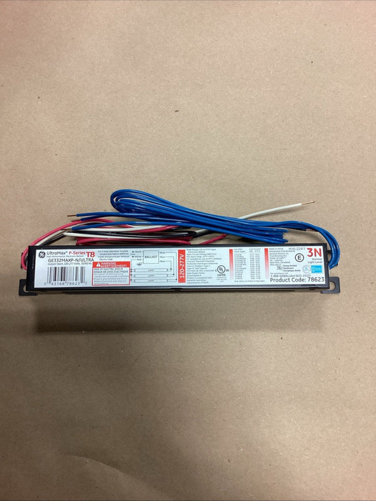 GE UltraMax P-Series T8 GE332MAXP-N/ULTRA Electronic Ballasts